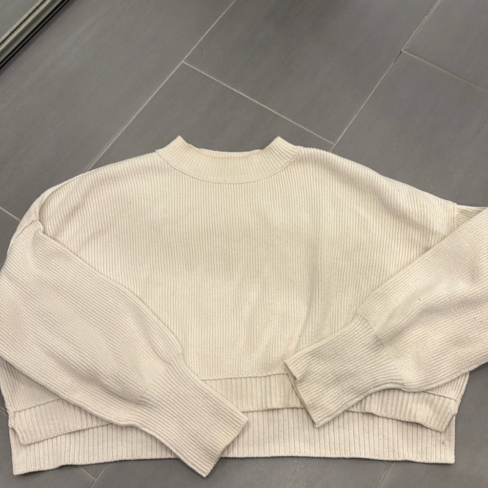 free people easy street cropped sweater